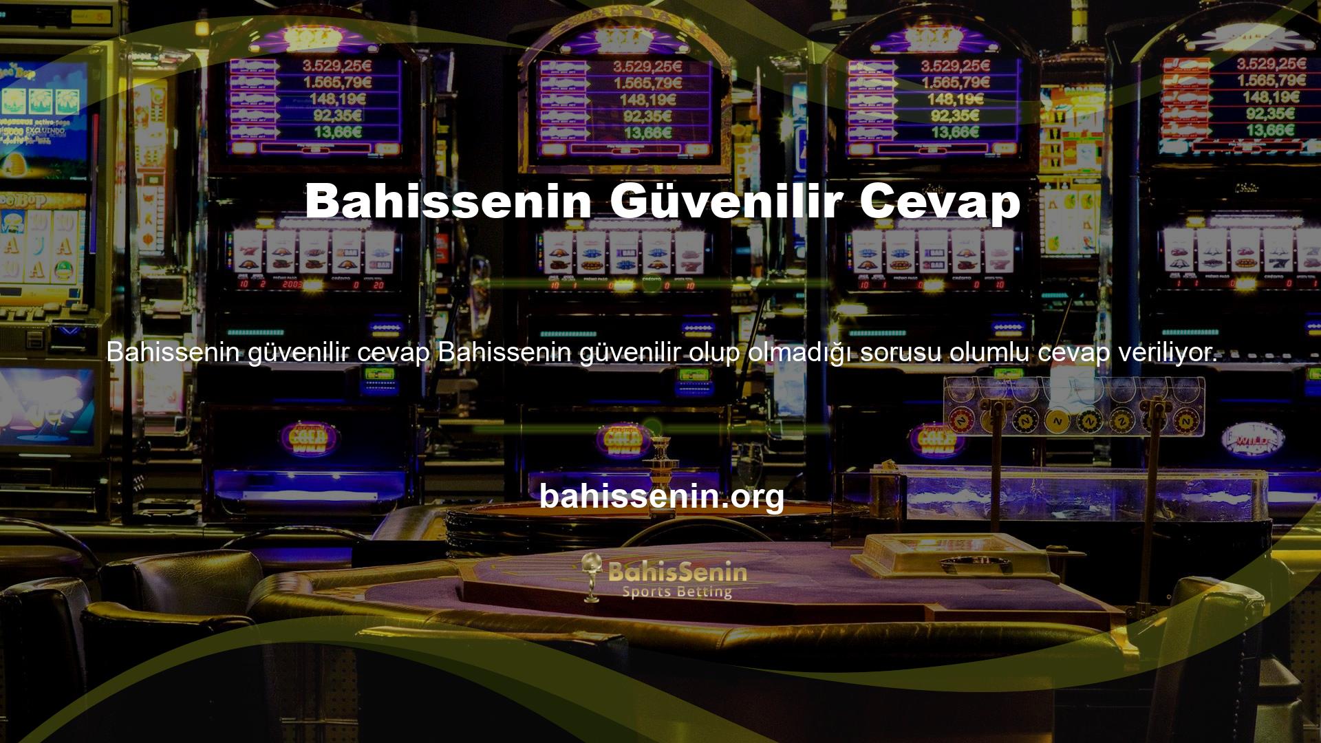 Bahissenin çevrimiçi bahis kurallarını ve düzenlemelerini izleyen yasal ve güvenilir bir hizmet sağlayıcı olduğunu görebilirsiniz